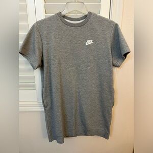 Nike, knee length, women’s sweatshirt dress